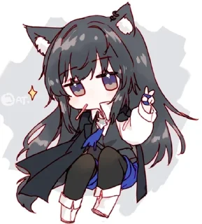 🐺 emoji Texas (Arknights) Telegram sticker 13 of 106