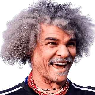 Sticker from Carlos Valderrama
