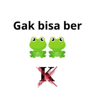 🐸 emoji in tan Telegram sticker 17 of 57