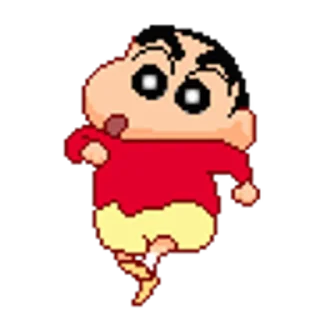 😊 emoji Funny ShinChan 蜡笔小新 Telegram sticker 7 of 50