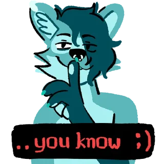 😉 emoji Wolfie Telegram sticker 12 of 98