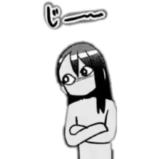 😒 emoji Nagatoro Telegram sticker 16 of 34