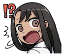 😧 emoji Nagatoro Telegram sticker 8 of 37