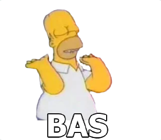 😒 emoji LOS SIMPSONS Telegram sticker 6 of 20