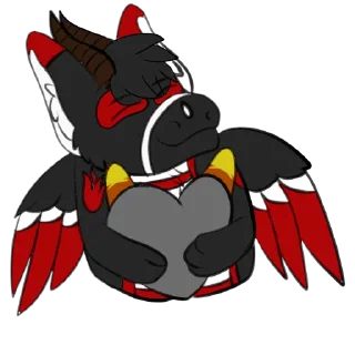 ♋️ emoji Dante The Sassy Angle Dangle (Not for public use) Telegram sticker 17 of 42