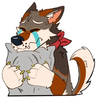 😭 emoji Frank Coyote Telegram sticker 5 of 68