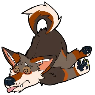 😵‍💫 emoji Frank Coyote Telegram sticker 18 of 68