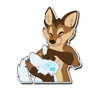 🤗 emoji West Coyote Telegram sticker 24 of 55