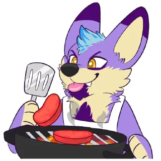 🍔 emoji Riley Coyote Telegram sticker 8 of 102