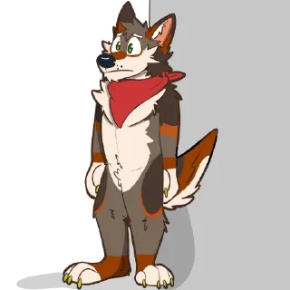 🫥 emoji Frank Coyote Telegram sticker 15 of 68