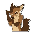 😣 emoji West Coyote Telegram sticker 20 of 55