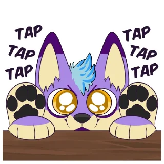 😛 emoji Riley Coyote Telegram sticker 14 of 102