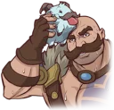 😰 emoji League of Legends Telegram sticker 5 of 28