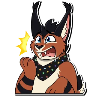 😱 emoji Cooper Caracal Telegram sticker 21 of 46