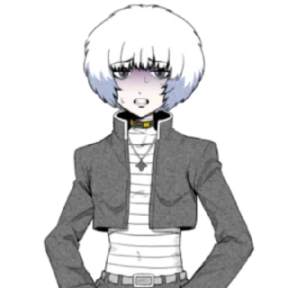😨 emoji Ranmaru Kageyama Telegram sticker 18 of 60