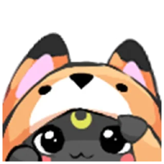 🥺 emoji Foxo Telegram sticker 13 of 66