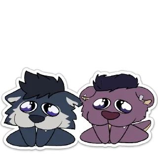 😢 emoji ManuTheWolf V2 Telegram sticker 21 of 36
