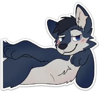😏 emoji ManuTheWolf V2 Telegram sticker 9 of 36