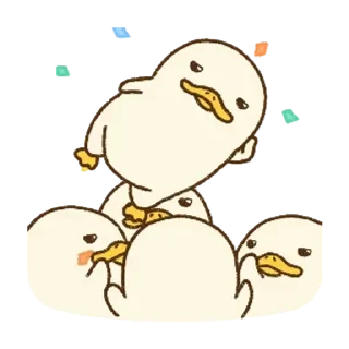 😊 emoji DUCKOO 閃亮初登場 Telegram sticker 23 of 24