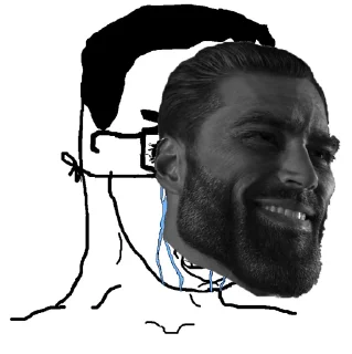 😭 emoji Chud by @MethFueledTerrorist Telegram sticker 20 of 29