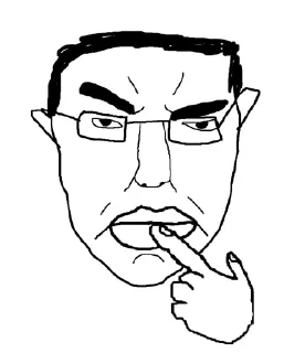 🤔 emoji Chud by @MethFueledTerrorist Telegram sticker 11 of 29