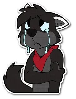 😢 emoji Shadow Telegram sticker 5 of 29