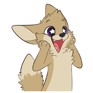 😀 emoji Foxy Telegram sticker 12 of 27