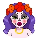 Sticker from Vera Calavera