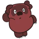 🤔 emoji Винни пух и его друзья Telegram sticker 8 of 14