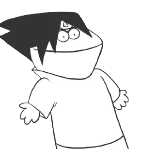 😦 emoji Naruto Kun Telegram sticker 6 of 42