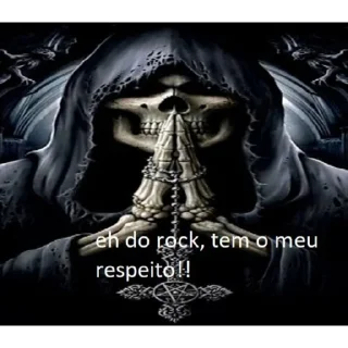 🙏 emoji eu sou do rock Telegram sticker 11 of 25