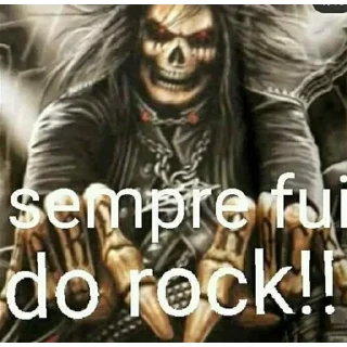 ♾ emoji eu sou do rock Telegram sticker 10 of 25