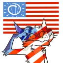 🇺🇸 emoji all of the things Telegram sticker 11 of 86