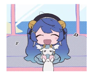 😆 emoji 阿喵喵捏 Telegram sticker 23 of 31
