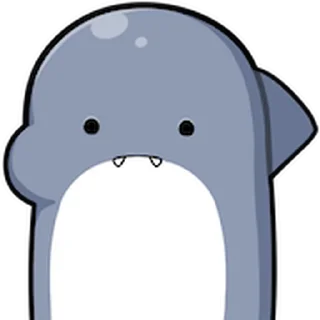😊 emoji 胖鯊魚鯊西米★表情貼~嗨翻天 Telegram sticker 14 of 40