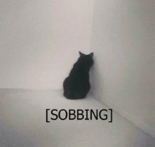 🥺 emoji gatinhos triste Telegram sticker 16 of 26