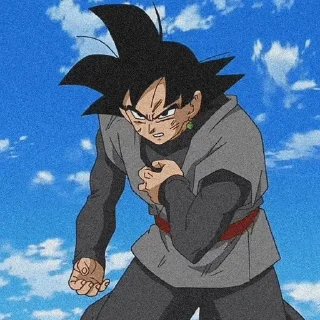 🖤 emoji Goku Black and Zamasu Telegram sticker 24 of 76