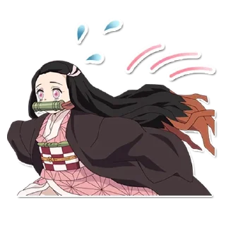 Sticker from Nezuko