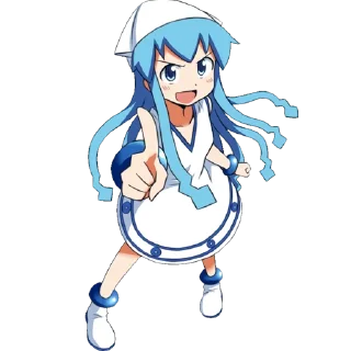 ☝️ emoji Shinryaku! Ika Musume イカ娘 Telegram sticker 23 of 120