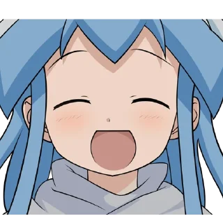 😄 emoji Shinryaku! Ika Musume イカ娘 Telegram sticker 9 of 120
