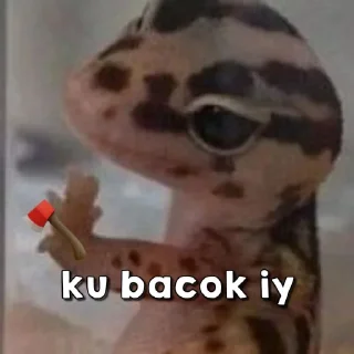 ✋ emoji cicak @isokeiy Telegram sticker 21 of 21