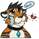 😭 emoji FANG! Telegram sticker 14 of 41