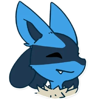 Sticker from Lucario Stickers — @stckrRobot