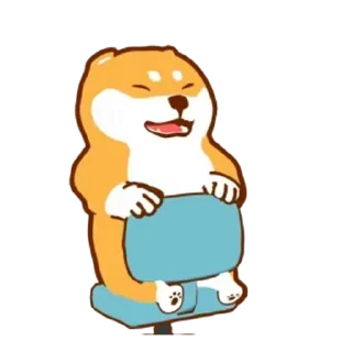 😊 emoji 阿柴們的狗哩狗氣日常第七彈 Telegram sticker 11 of 24