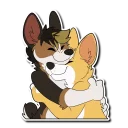 ❤️ emoji Duke Corgi Telegram sticker 16 of 120