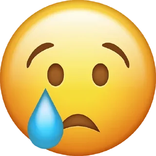 😢 emoji Emoji By: @AkmalUZB Telegram sticker 21 of 110