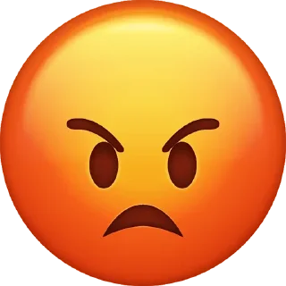😡 emoji Emoji By: @AkmalUZB Telegram sticker 22 of 110