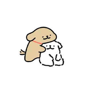 😊 emoji Retriever's Puppy Life 2 (Maltese, 線條小狗) @kal_pc Telegram sticker 18 of 24