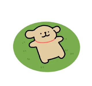 😊 emoji Retriever's Puppy Life 2 (Maltese, 線條小狗) @kal_pc Telegram sticker 24 of 24