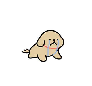 😊 emoji Retriever's Puppy Life 2 (Maltese, 線條小狗) @kal_pc Telegram sticker 16 of 24